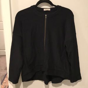 Black zip-up Madewell jacket